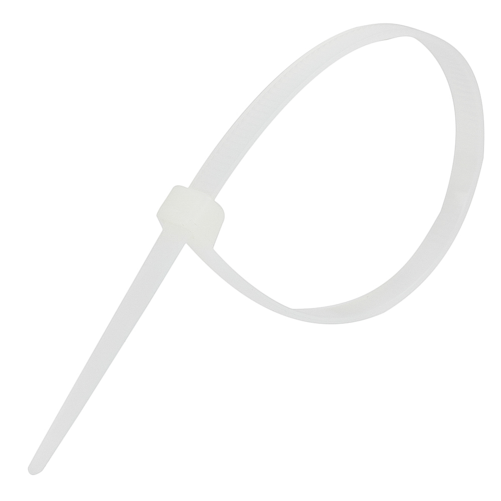 Стяжка Cablexpert, 3.6 мм x 40 см, 100 шт., белый (NYT-400x3.6)
