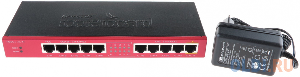 Маршрутизатор 1000M 5PORT RB2011IL-IN MIKROTIK