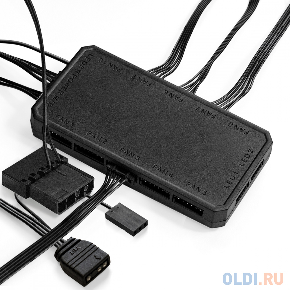 Корпус Miditower ExeGate i3 NEO-PPX700 (ATX, БП 700PPX 14см, 2*USB+1*USB3.0, HD аудио, черный, 3 вент. 12см с RGB подсветкой, контроллер + ПДУ, ARGB M
