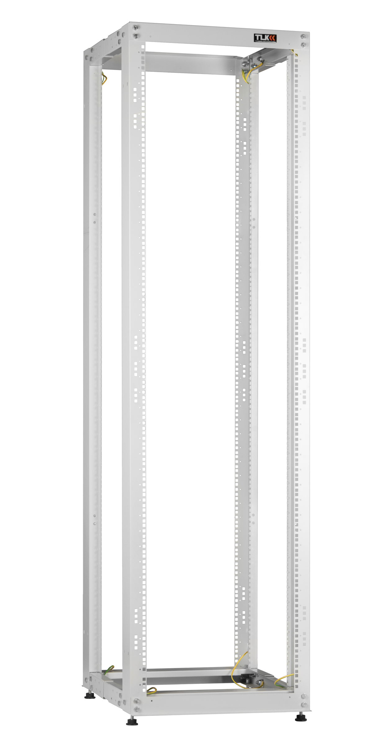 Монтажная стойка TLK двухрамная раздвижная 19", 47U, Ш550xВ2220xГ(600 -1000) мм, шаг регулировки глубины 50мм, в разобранном виде, серый (TRK-475510-R-GY)