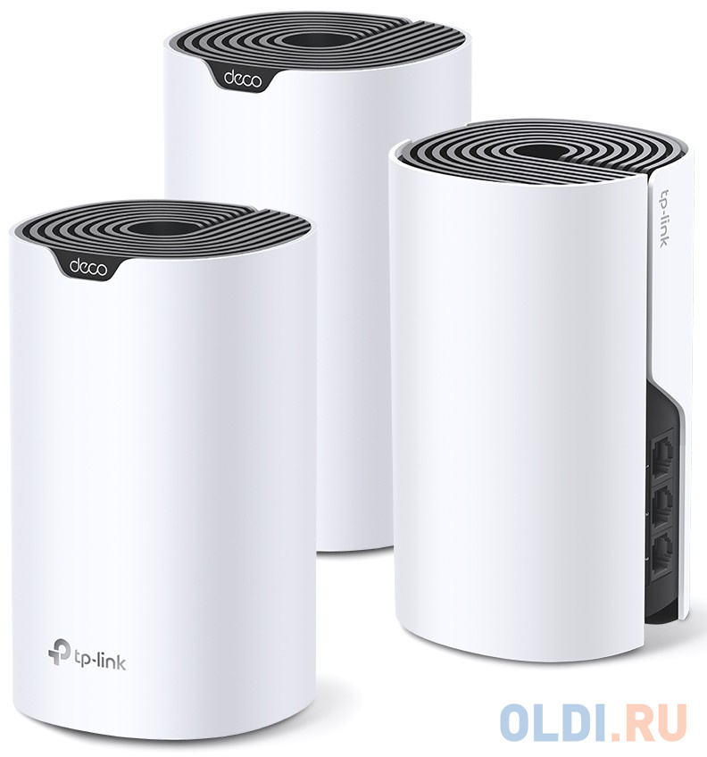 Wi-Fi система TP-LINK Deco S7(3-pack) 802.11aс 1300Mbps 2.4 ГГц 5 ГГц 3xLAN белый