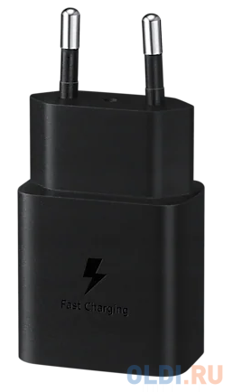 Сетевое зарядное устройство Samsung EP-T1510XBEGRU 2А USB-C черный