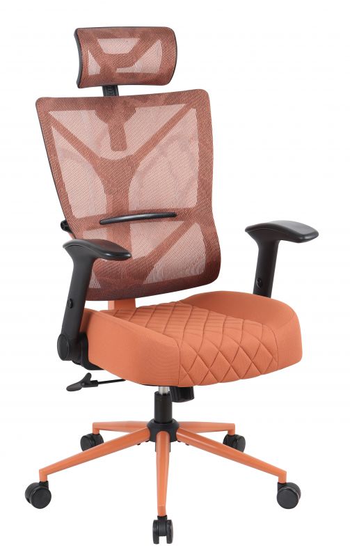 Кресло руководителя Chairman CH566 оранжевый (00-07145963)