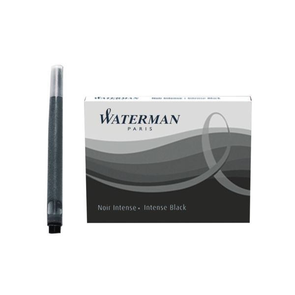 Waterman Чернила (картридж), черный, 8 шт в упаковке, S0110850