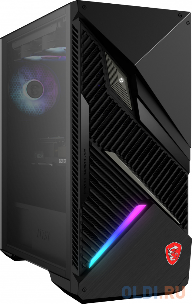 ПК MSI Infinite X2 13FNUF-281XRU i7 13700F (3.4) 32Gb 2Tb 7.2k SSD1Tb RTX4070Ti 12Gb noOS GbitEth WiFi BT 850W черный (9S6-B90411-281) в Москвe