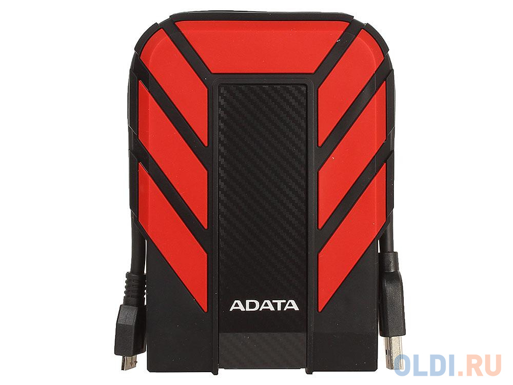 Внешний жесткий диск 1Tb Adata HD710P AHD710P-1TU31-CRD черно-красный (2.5" USB3.0)