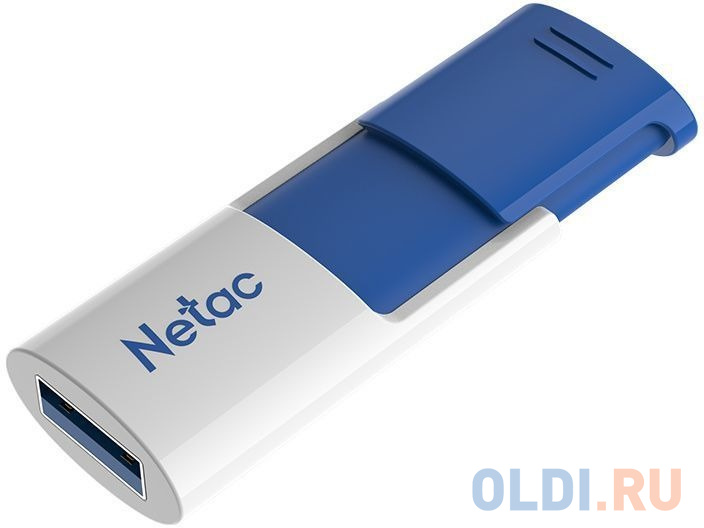 Флешка 512Gb Netac NT03U182N-512G-30BL USB 3.0 белый синий