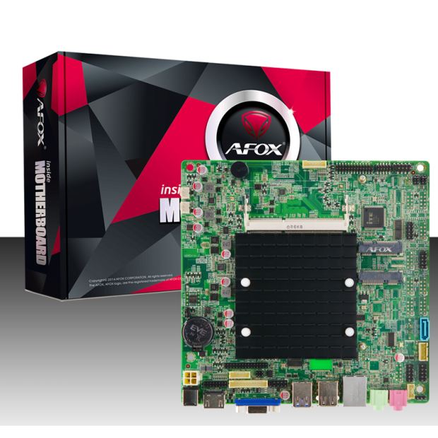 Материнская плата AFOX AFMIJ1800-1L, SoC, Intel Celeron J1800, встроен в мат.плату, 1xDDR3L SODIMM, SATA2, 5.1-ch, GLAN, VGA, HDMI, mini-ITX, Retail в Москвe