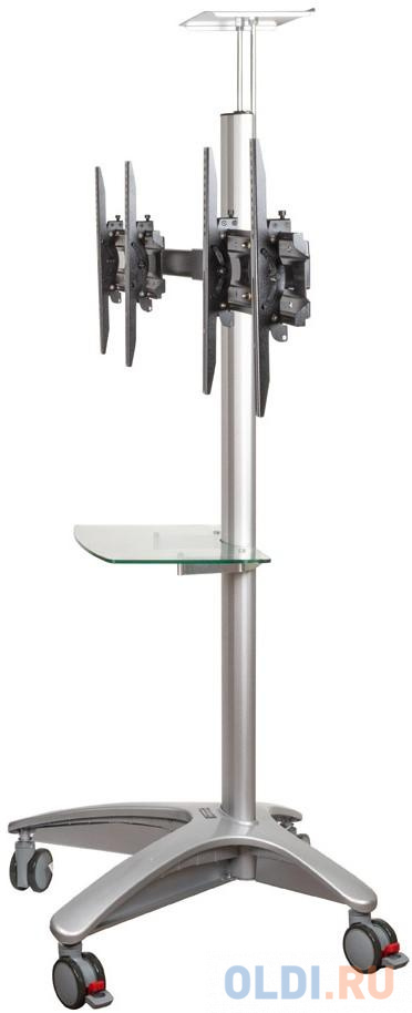 Подставка для телевизора Arm Media PT-STAND-15 серебристый 26"-55" макс.120кг напольный наклон в Москвe