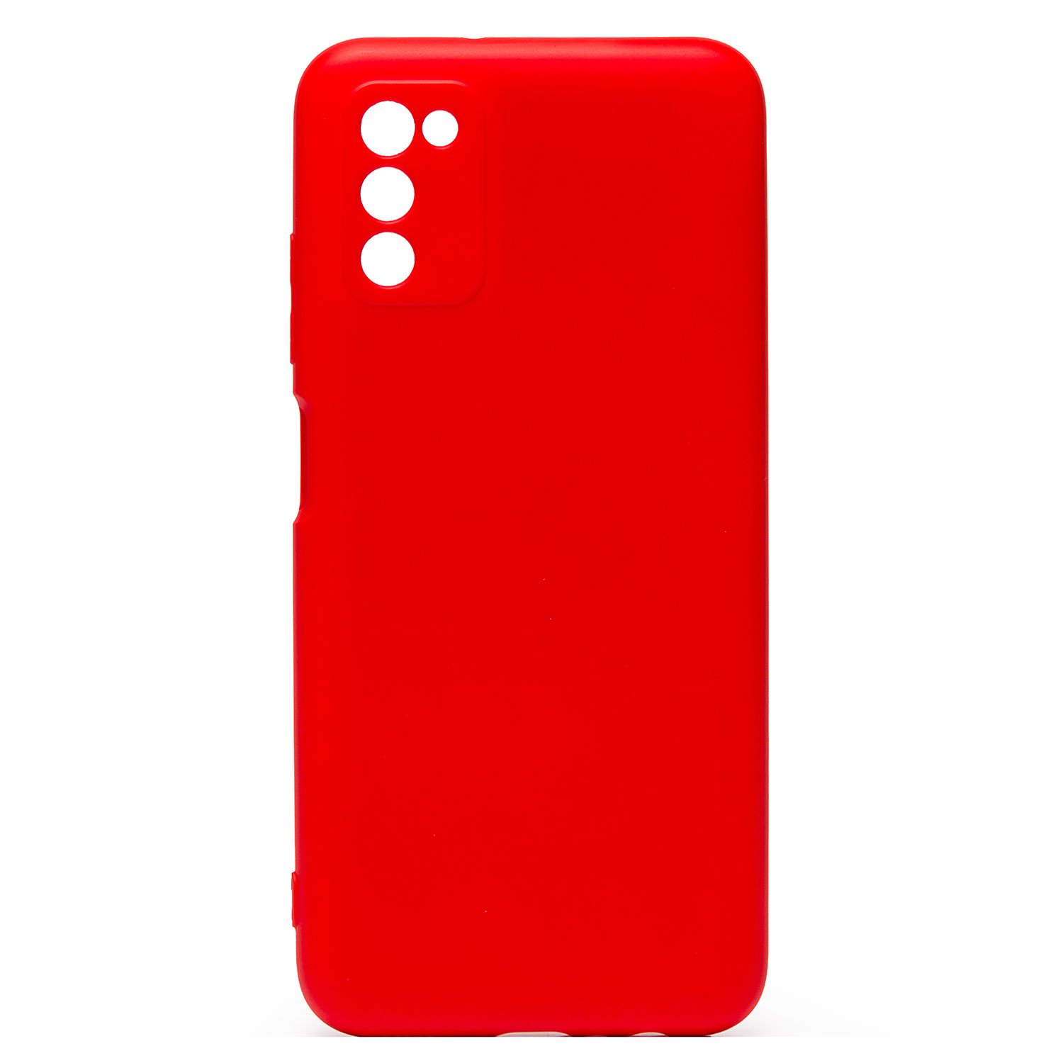 Чехол-накладка Activ Full Original Design для смартфона Samsung SM-A037 Galaxy A03s, пластик, красный (133597)