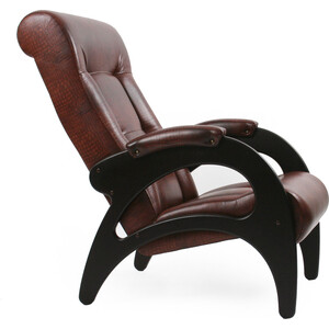 Кресло для отдыха Мебель Импэкс Модель 41 венге без лозы/венге без лозы к/з antik crocodile