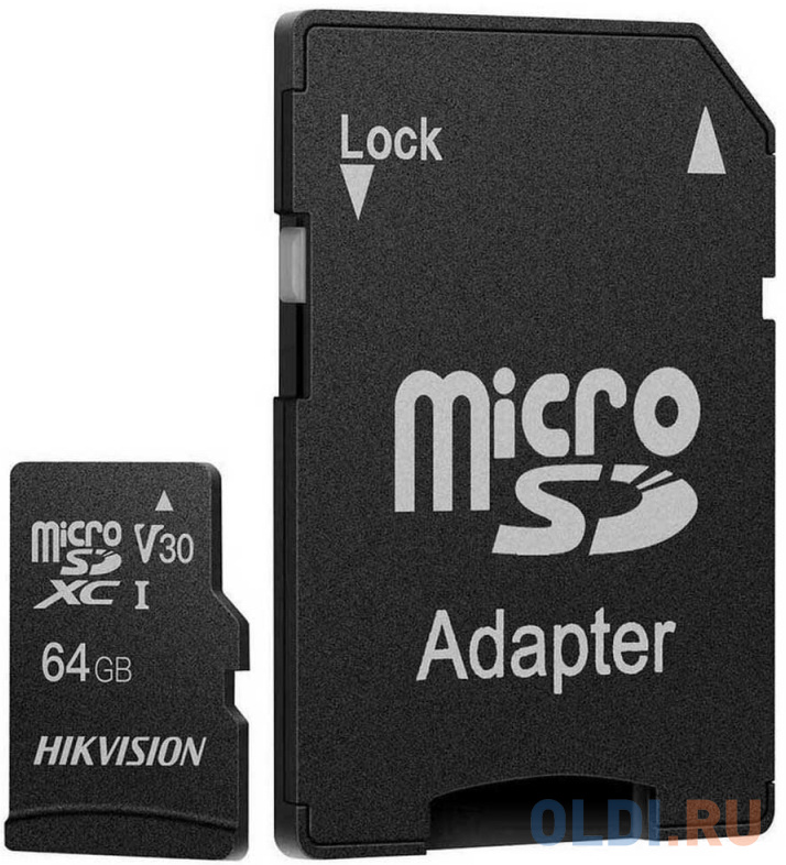 Карта памяти microSDHC 64Gb Hikvision HS-TF-C1(STD) в Москвe