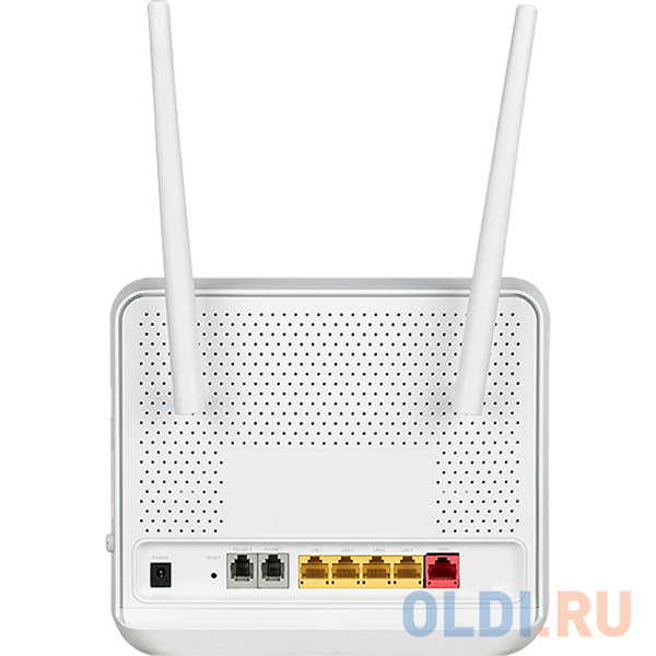 маршрутизатор/ DVG-5402G/R1A AC1200 Wi-Fi Router, 1000Base-T WAN, 4x1000Base-T LAN, 2x5dBi external antennas, 2xFXS+USB ports, 3G/LTE support в Москвe