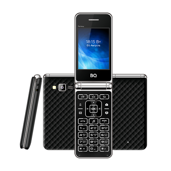 Мобильный телефон BQ 2840 Fantasy, 2.8" 320x240 TN, 32Mb RAM, 32Mb, 1xCam, 2-Sim, 800 мА·ч, micro-USB, черный (4630055247363)