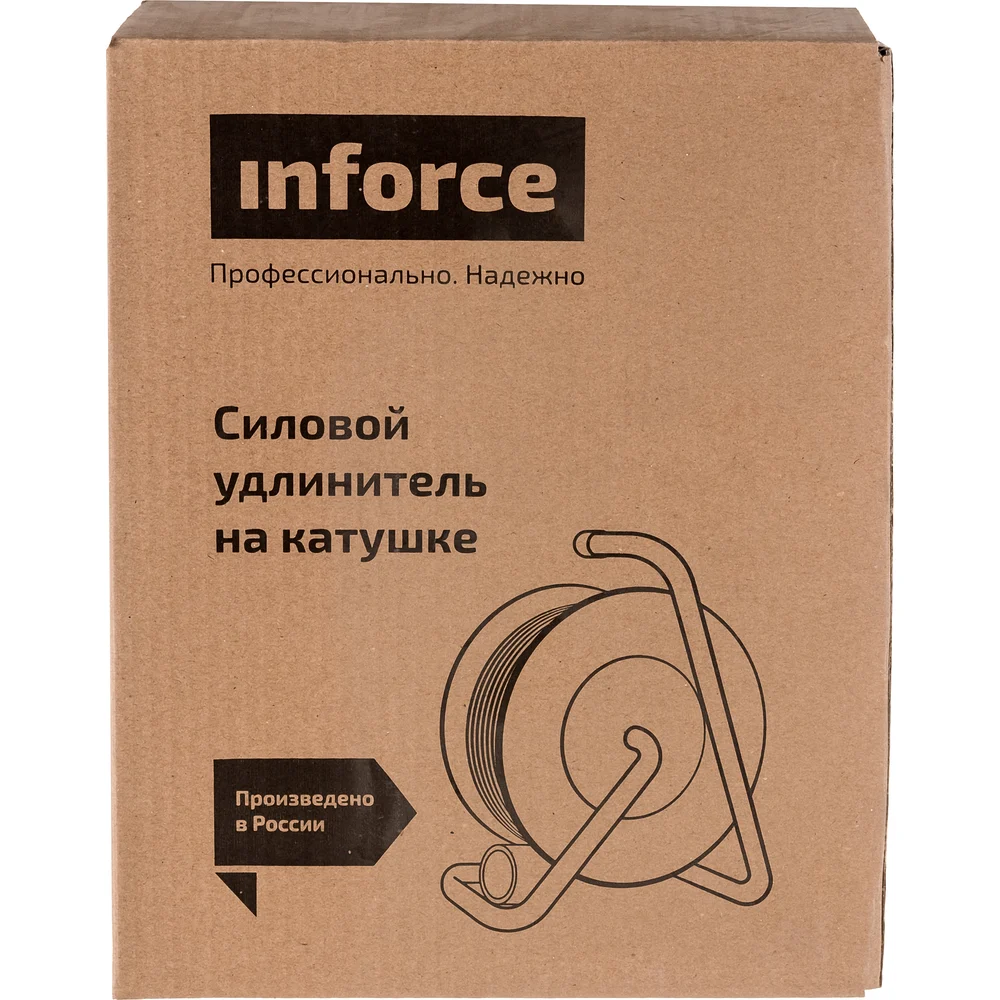 Силовой удлинитель на катушке Inforce