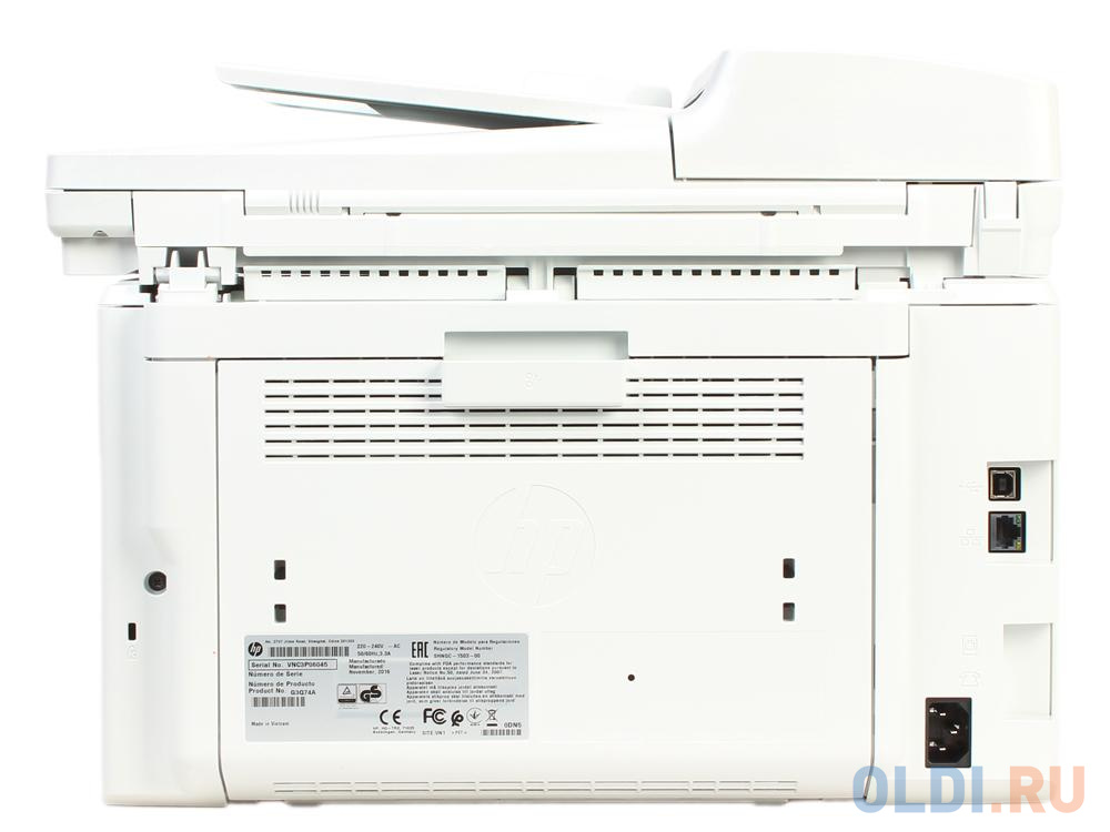 МФУ HP LaserJet Pro M227sdn <G3Q74A> принтер/сканер/копир, A4, 28 стр/мин, ADF, дуплекс, USB, LAN (замена CF486A M225rdn)