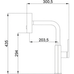 Смеситель для кухни Haiba HB824-8 с мультифункциональным изливом, белый (HB73824-8) в Москвe