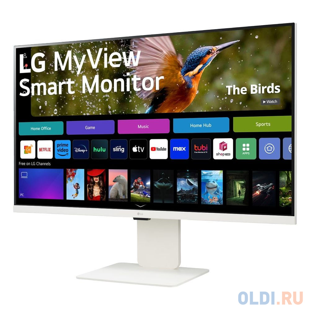 Монитор LG 31.5" MyView 32SR85U-W белый IPS LED 16:9 HDMI M/M Cam матовая HAS 400cd 178гр/178гр 3840x2160 60Hz 4K USB 7.7кг