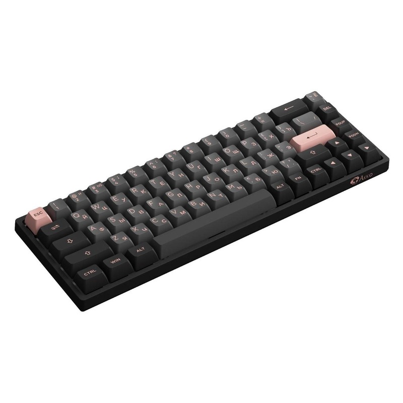 Клавиатура Akko 3068B RGB Plus Edition Black-Pink V3 Cream Yellow