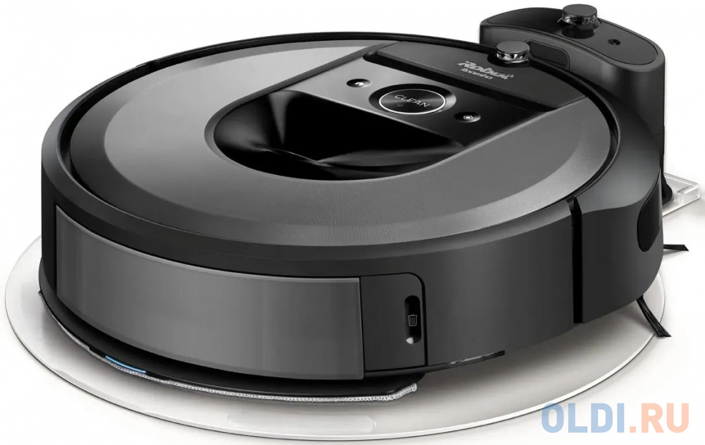 Робот-пылесос iRobot Roomba Combo  i8+, 55Вт, черный графит/черный [i857040plus_rnd]