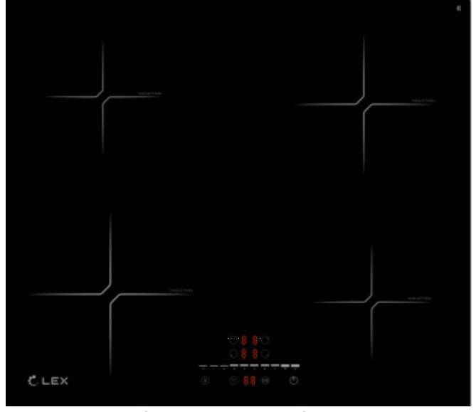 Индукционная варочная поверхность Lex EVI 640-2 BL черный (chyo000195)