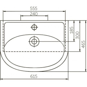 Раковина Rosa Уют 60х47 (4620008192772)