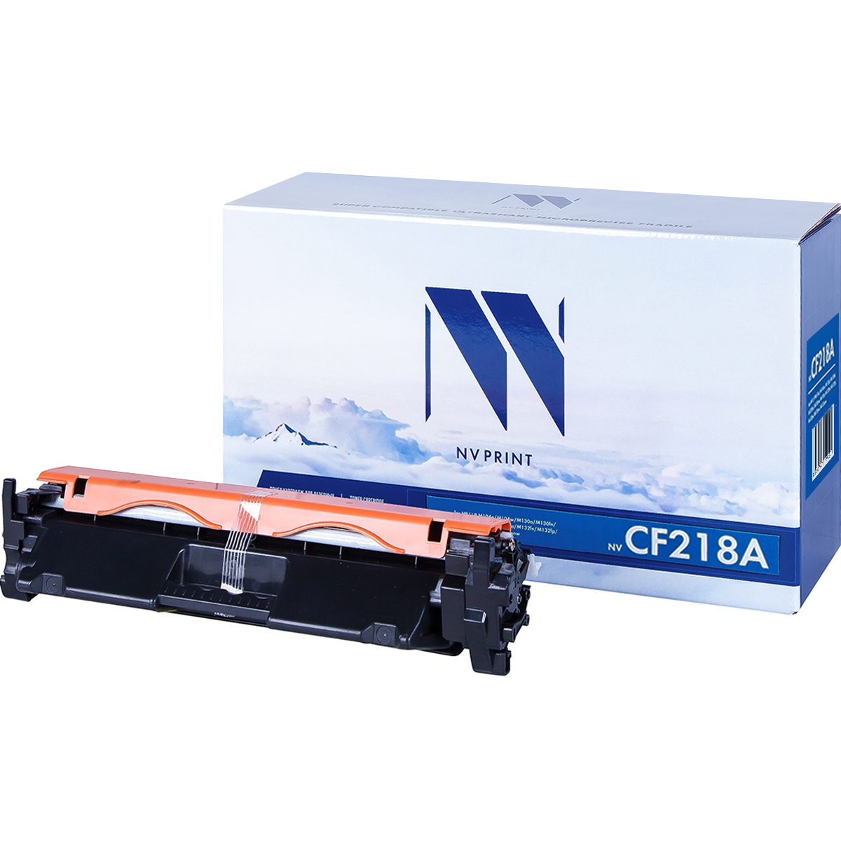 Картридж лазерный NV Print NV-CF218A (18A/CF218A), черный, 1400 страниц, совместимый, для LJP M104a/M104w/M132a/ M132fn/M132fw/M132nw, с чипом