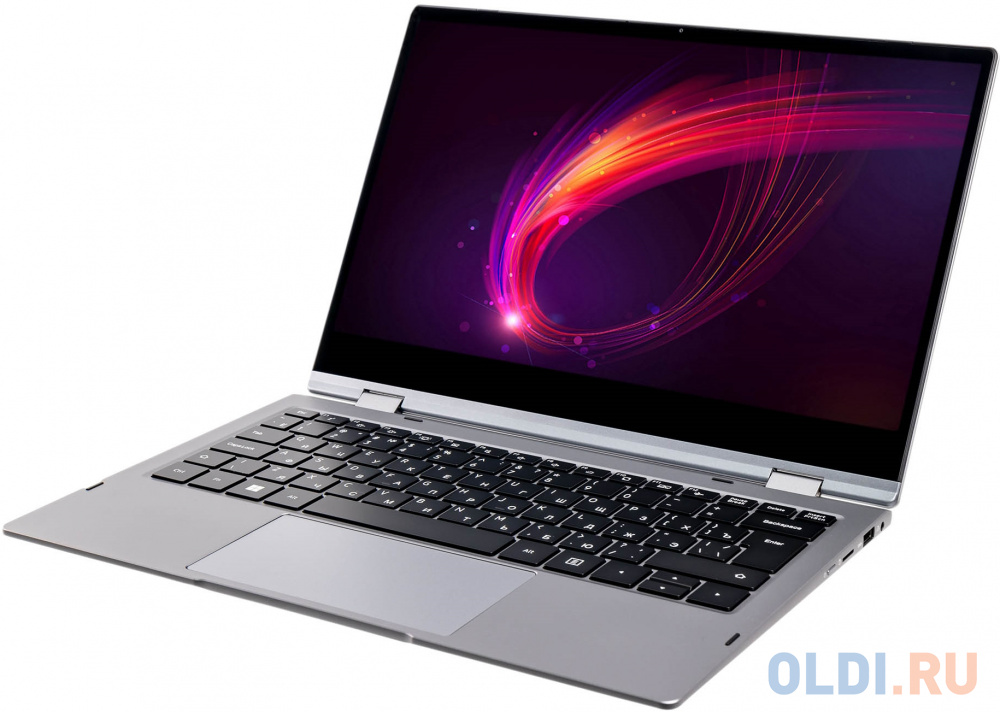 Ноутбук/ HIPER SLIM 360 13.3"(1920x1080 IPS)/Touch/Intel Core i7 1255U(1.7Ghz)/16384Mb/512SSDGb/noDVD/Int:Intel UHD Graphics/Cam/BT/WiFi/38WHr/wa