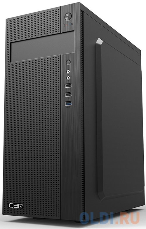 PCC-ATX-E185-USB31-USB22-450W Корпус ATX Miditower E185, с БП ATX450-12EC (450W/120mm), 1*USB 3.0, 2*USB 2.0, HD Audio+Mic, Black