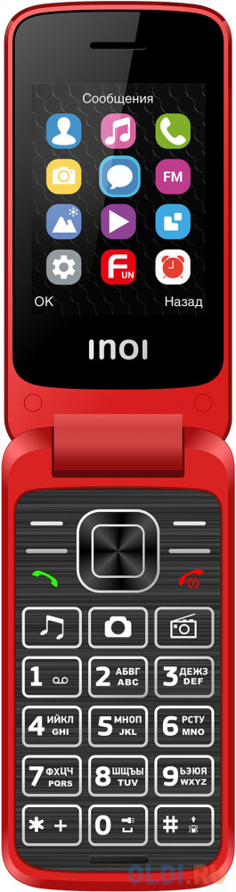 INOI 245R Black Мобильный телефон