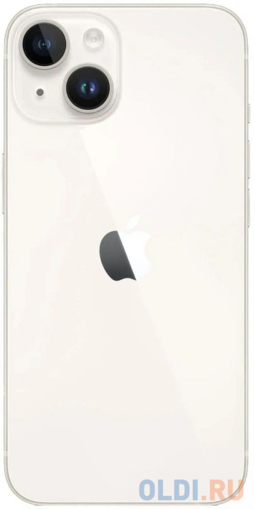 Смартфон Apple A2886 iPhone 14 Plus 128Gb 6Gb сияющая звезда моноблок 3G 4G 1Sim 6.7" 1284x2778 iOS 16 12Mpix 802.11 a/b/g/n/ac/ax NFC GPS GSM900