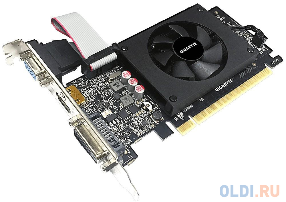 Видеокарта GigaByte GeForce GT 710 GV-N710D5-2GIL 2048Mb