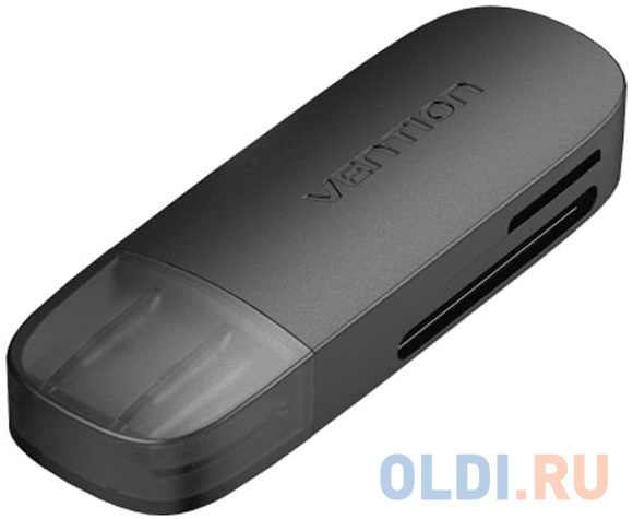 Картридер Vention USB 3.0 (SD+TF) Черный