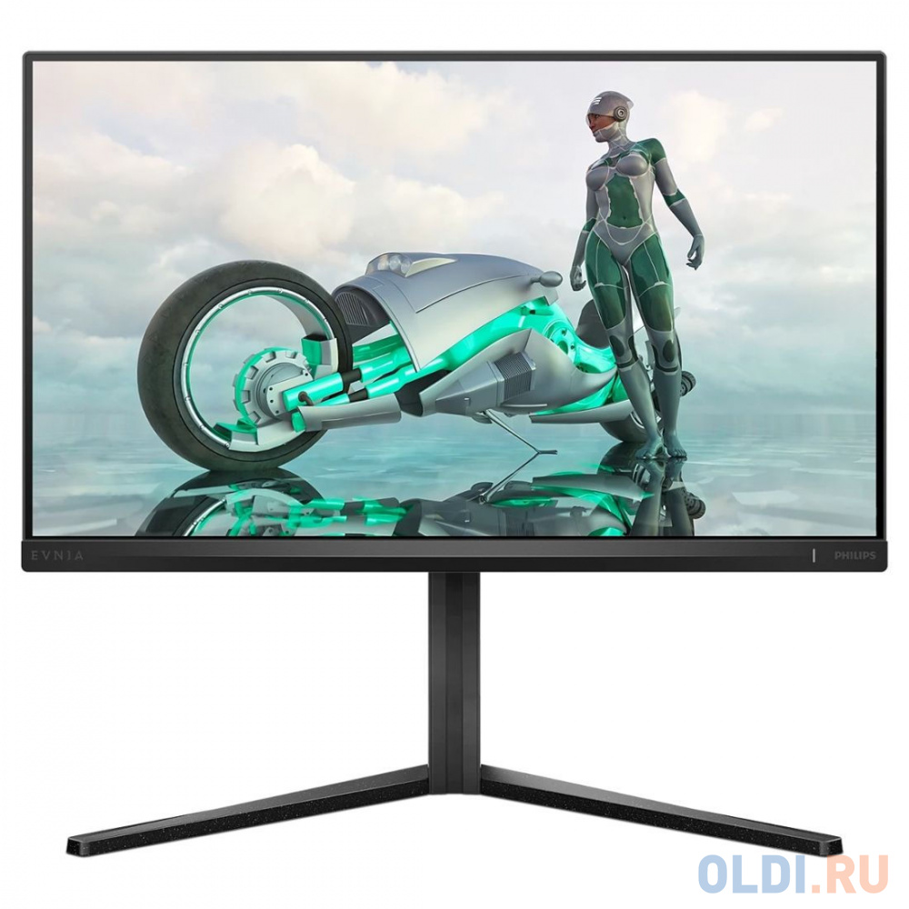 Монитор LCD 23,8 16:9 1920х1080(FHD) IPS, nonGLARE, 180 Hz, 300 cd/m2, H178°/V178°, 1000:1, 80M:1, 16.7M, 1ms, 2xHDMI, DP, Height adj, Pivot, Tilt, Sw в Москвe