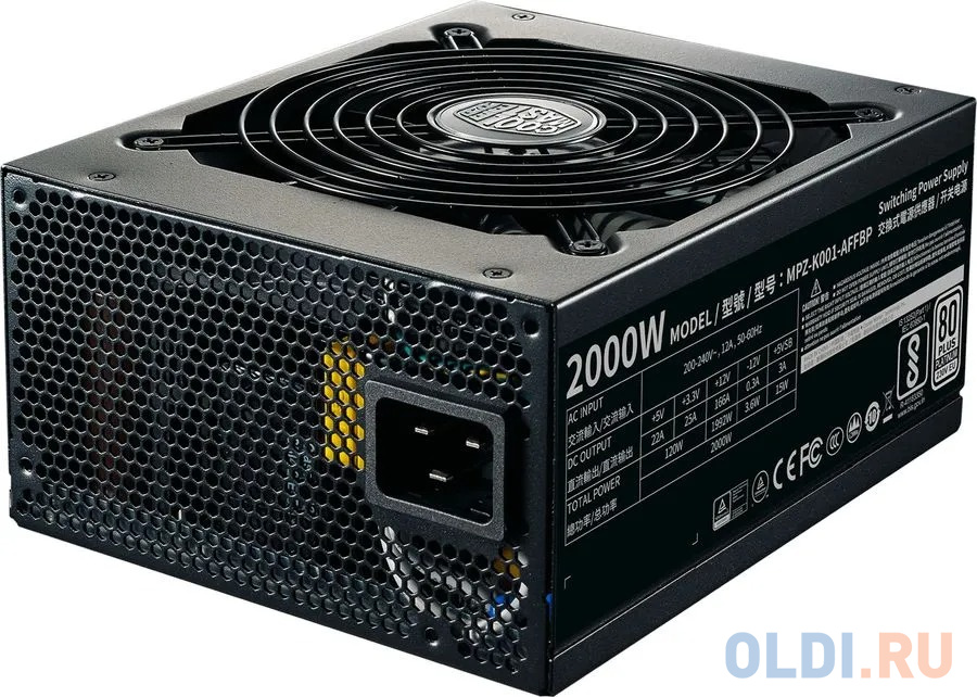 Блок питания Cooler Master MPZ-K001-AFFBP-EU 2000 Вт