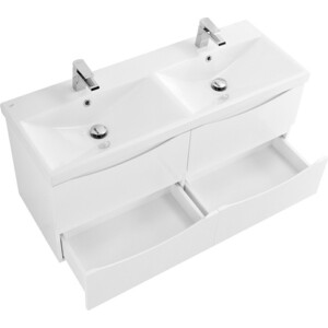 Тумба с раковиной BelBagno Marino-Cer 120х44 Bianco Lucido (MARINO-CER-1200-4C-SO-2-BL-P, BB-0325-120-2-LVB) в Москвe