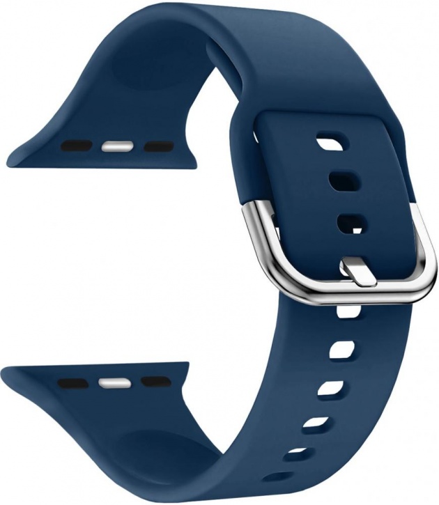 Ремешок Lyambda Avior для Apple Watch, силикон, синий (DSJ-17-40-BL)