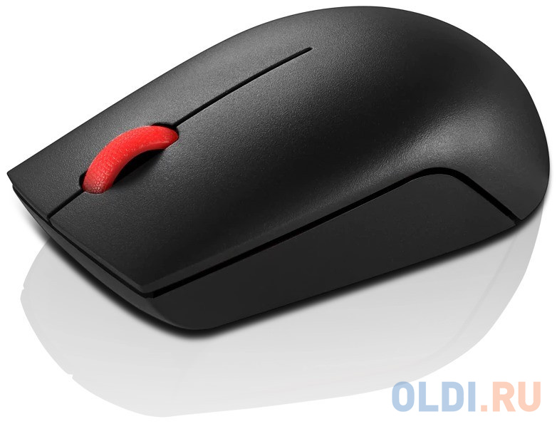 Мышь беспроводная Lenovo Essential Compact Wireless Mouse чёрный USB + радиоканал