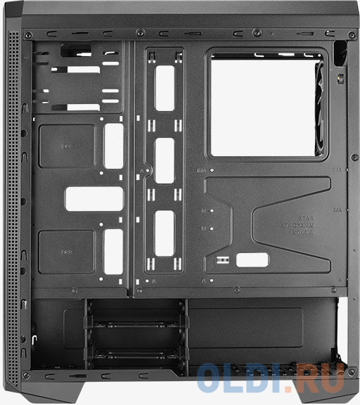 Корпус ATX Aerocool GENESIS-G-BK-v2 Без БП чёрный