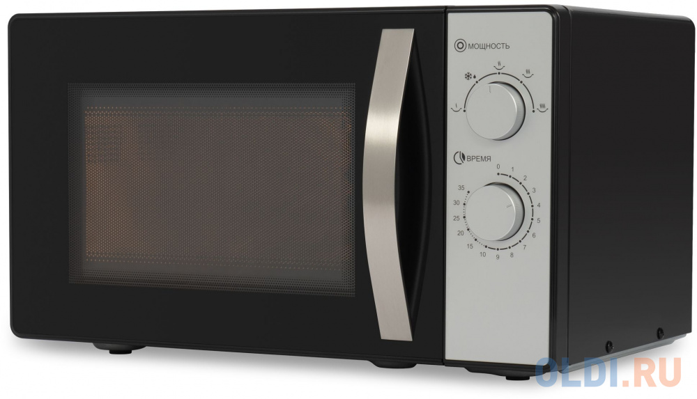 Микроволновая печь Hyundai HYM-M2025, 900Вт, 25л, черный /серебристый