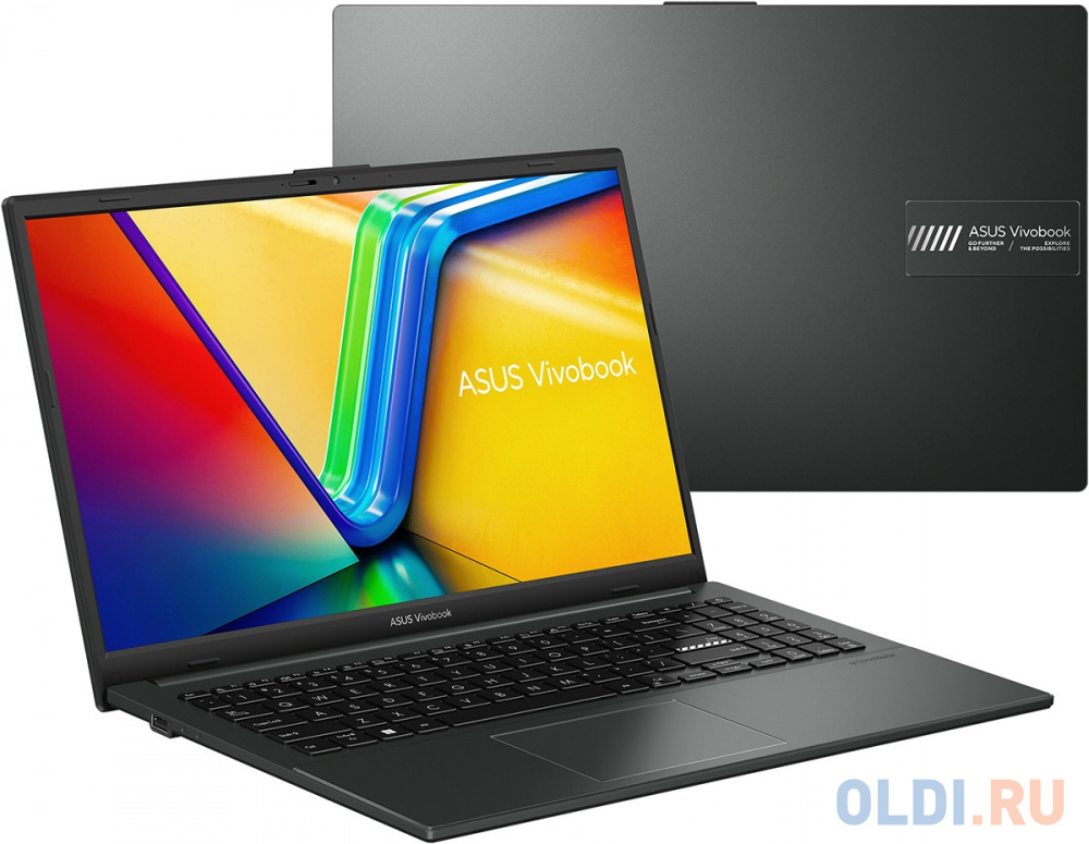 ASUS VivoBook Go 15 E1504GA N100 8Gb eMMC 256Gb Intel UHD Graphics 15,6 FHD IPS 42Вт*ч No OS Черный E1504GA-BQ526 90NB0ZT2-M00VA0