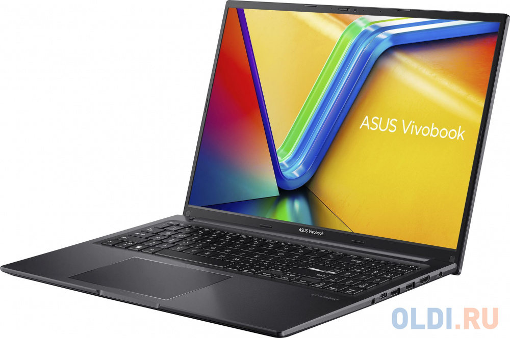 Ноутбук Asus VivoBook 16 X1605VA-MB915 Core i5 13500H 32Gb SSD512Gb Intel Iris Xe graphics 16" IPS WUXGA (1920x1200) noOS black WiFi BT Cam (90NB