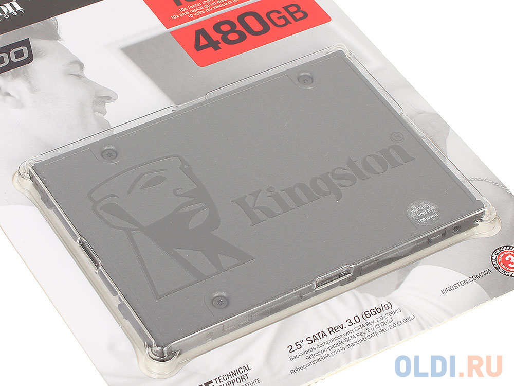 SSD накопитель Kingston A400 480 Gb SATA-III