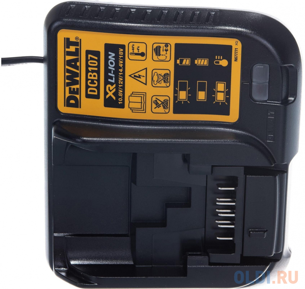 Дрель аккумуляторная DeWalt DCD708P2T-QW