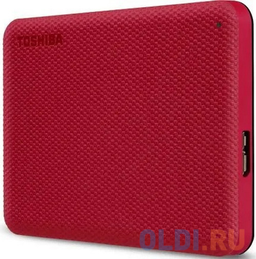 Внешний жесткий диск 2.5" 4 Tb USB 3.1 Toshiba Canvio Advance красный