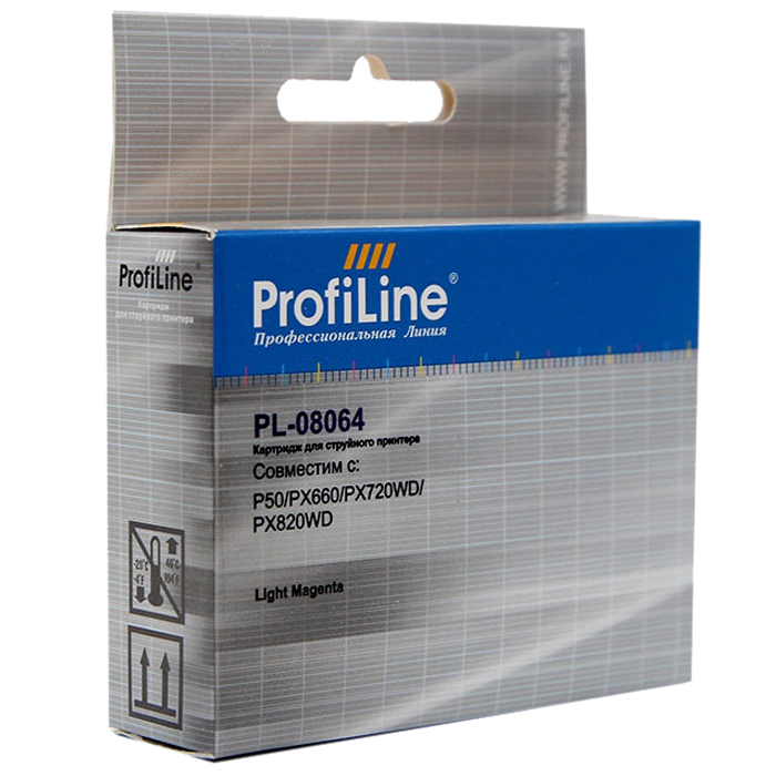 Картридж ProfiLine PL-08064-LM для Epson StylusPhoto P50/PX660/PX720WD/PX820WD Light Magenta