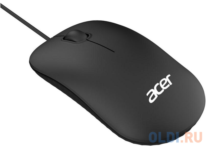 Мышь Acer OMW122 черный оптическая (1200dpi) USB (3but)