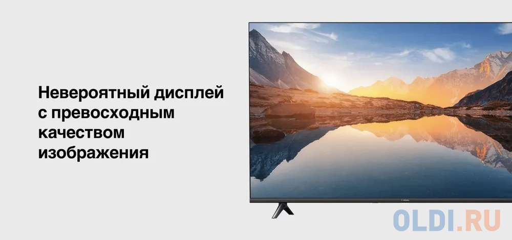 43" Xiaomi TV A43 4K 2025 RU (4K UHD 3840x2160, Smart TV) черный