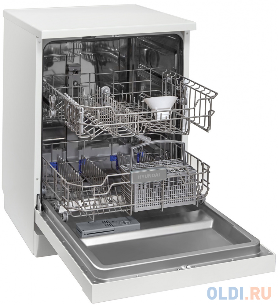 Посудомоечная машина Hyundai DF105 белый (полноразмерная)