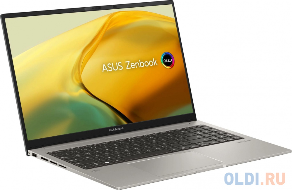 Ноутбук Asus Zenbook 15 OLED UM3504DA-MA475 Ryzen 7 7735U 32Gb SSD1Tb AMD Radeon 15.6" OLED 2.8K (2880x1620) noOS grey WiFi BT Cam Bag (90NB1163-